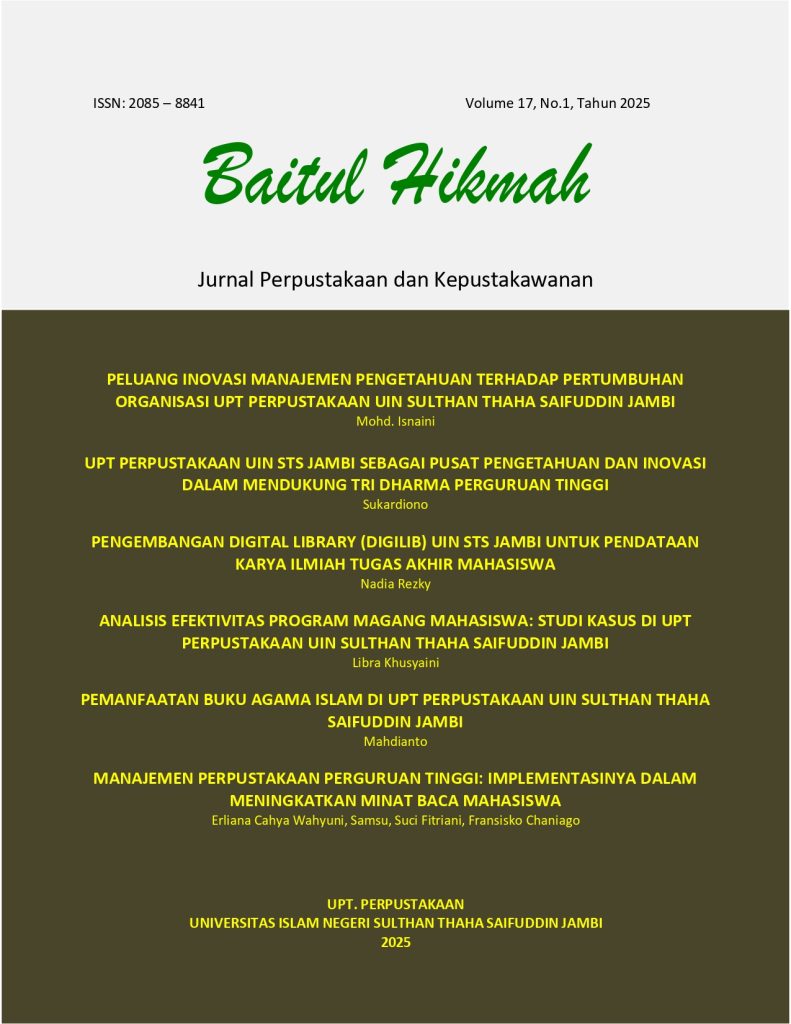 					View Vol. 17 No. 1 (2025): Jurnal Baitul Hikmah
				