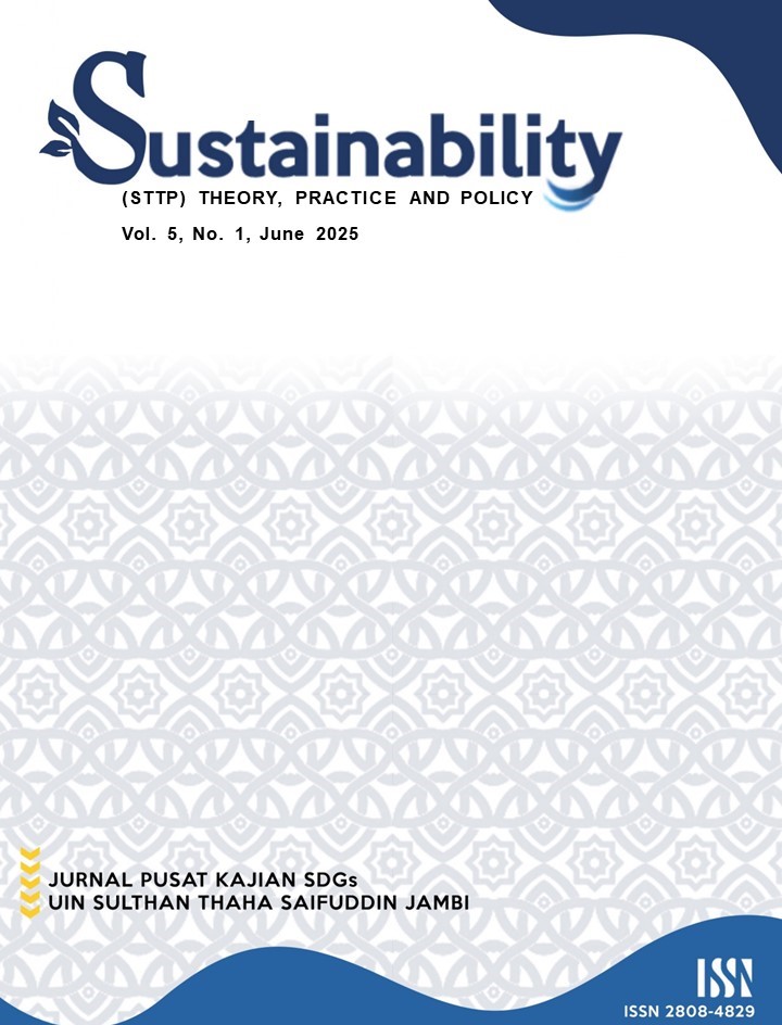 					View Vol. 5 No. 1 (2025): Sustainability (STPP) Theory, Practice and Policy June Edition
				
