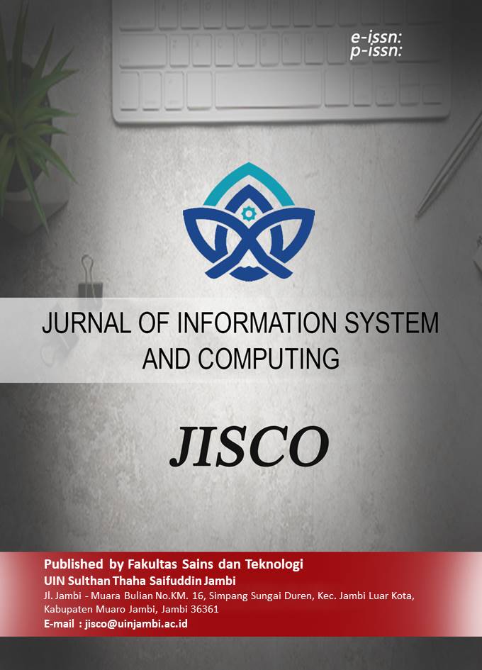 Pengelolaan Terbitan : Vol 2 No 1 (2023) : Journal of Information Systems and Computing